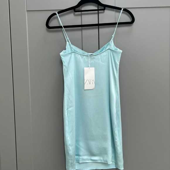 Light Blue Zara Mini Dress - Picture 2 of 5